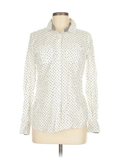 Pre-owned Tommy Hilfiger Long Sleeve Button Down Shirt In White