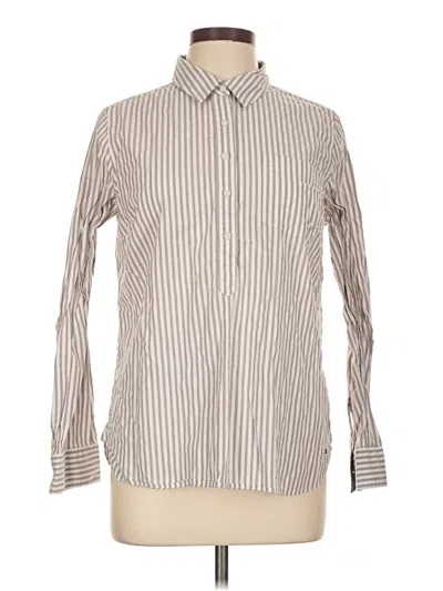 Pre-owned Tommy Hilfiger Long Sleeve Button Down Shirt In White
