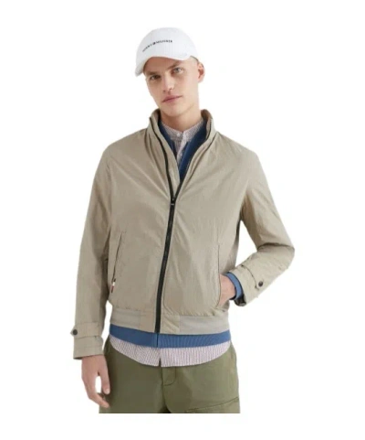 Tommy Hilfiger Long Sleeve Casual Jacket In Nude