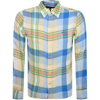 Tommy Hilfiger Long Sleeve Check Shirt Blue