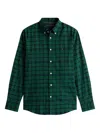 Tommy Hilfiger Long Sleeve Check Shirt In Green
