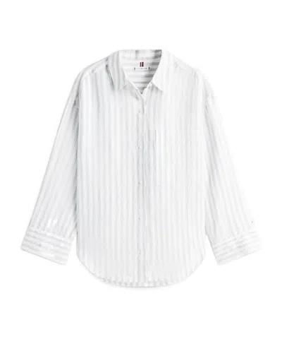 Tommy Hilfiger Long Sleeve Shirt In White