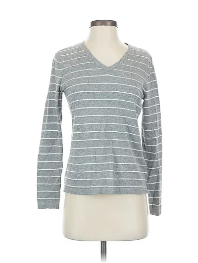 Pre-owned Tommy Hilfiger Long Sleeve T-shirt In Gray