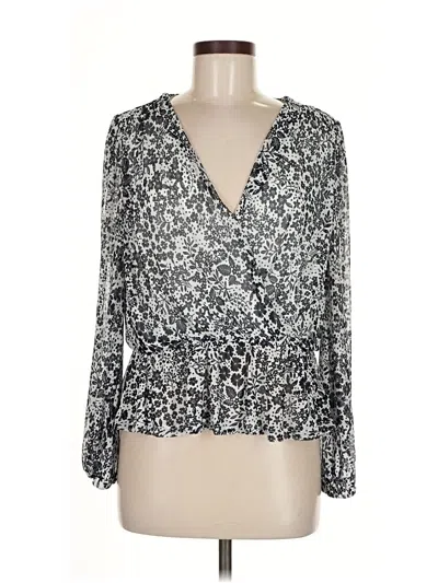 Pre-owned Tommy Hilfiger Long Sleeve T-shirt In Silver