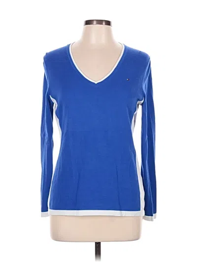 Pre-owned Tommy Hilfiger Long Sleeve T-shirt In Blue