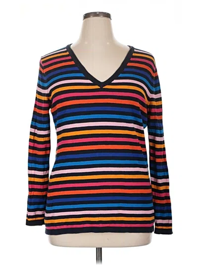 Pre-owned Tommy Hilfiger Long Sleeve T-shirt In Blue