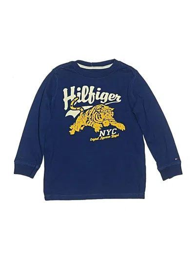 Pre-owned Tommy Hilfiger Kids' Long Sleeve T-shirt In Blue
