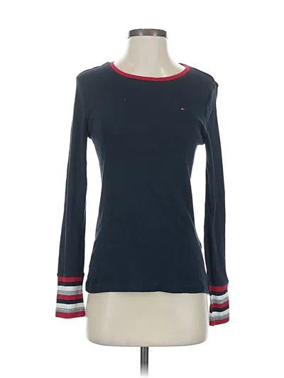 Pre-owned Tommy Hilfiger Long Sleeve T-shirt In Blue