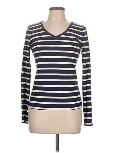 Pre-owned Tommy Hilfiger Long Sleeve T-shirt In Blue