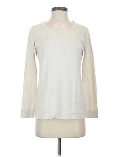 Pre-owned Tommy Hilfiger Long Sleeve T-shirt In Ivory