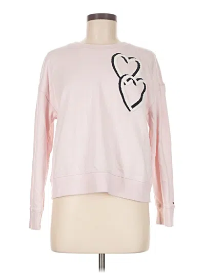 Pre-owned Tommy Hilfiger Long Sleeve T-shirt In Pink