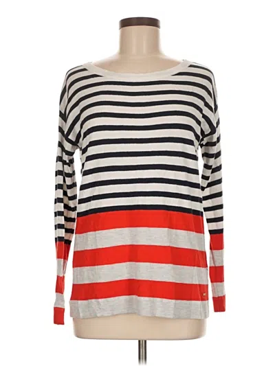 Pre-owned Tommy Hilfiger Long Sleeve T-shirt In Red
