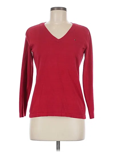 Pre-owned Tommy Hilfiger Long Sleeve T-shirt In Red