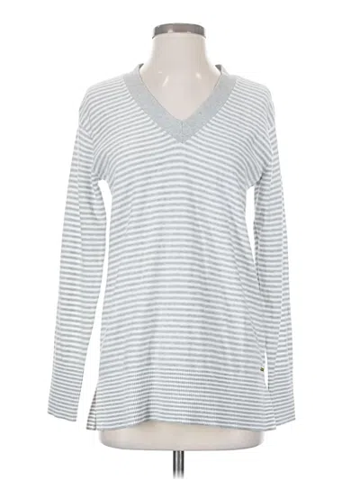 Pre-owned Tommy Hilfiger Long Sleeve T-shirt In Silver