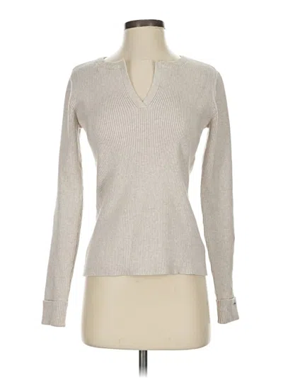 Pre-owned Tommy Hilfiger Long Sleeve Turtleneck In Gray