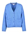 Tommy Hilfiger Long-sleeved Cardigan In Blue