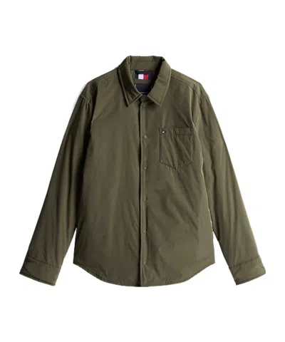 Tommy Hilfiger Long-sleeved Casual Jacket In Green