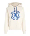 Tommy Hilfiger Regular Fit Sweatshirt With Hood And Th Emblem In White