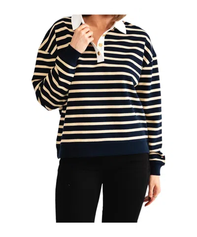 Tommy Hilfiger Long-sleeved Polo Shirt In Black