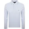 Tommy Hilfiger Long Sleeved Polo T Shirt Blue In Blue