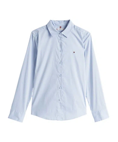 Tommy Hilfiger Long-sleeved Shirt In Blue