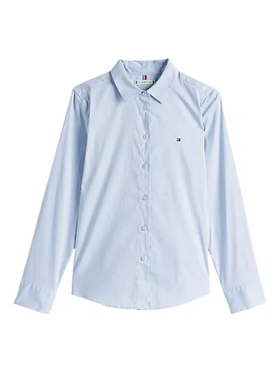 Tommy Hilfiger Long-sleeved Shirt In Blue