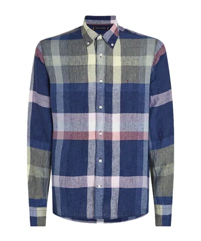Tommy Hilfiger Long-sleeved Shirt In Blue