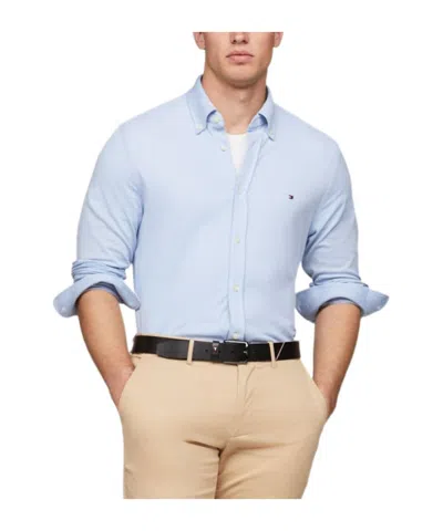 Tommy Hilfiger Long-sleeved Shirt In Blue