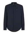 Tommy Hilfiger Long-sleeved Shirt Jacket In Black