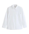 Tommy Hilfiger Embroidered-logo Flag Shirt In White
