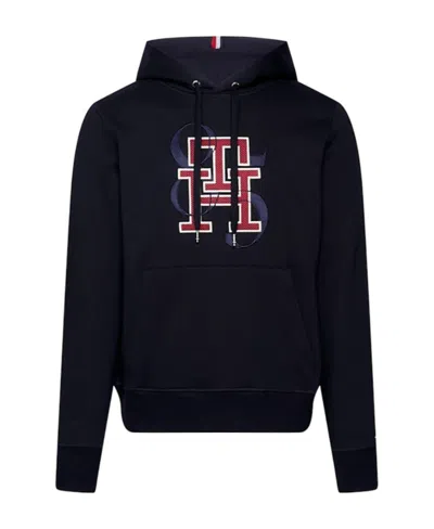 Tommy Hilfiger Long-sleeved Sweater In Black