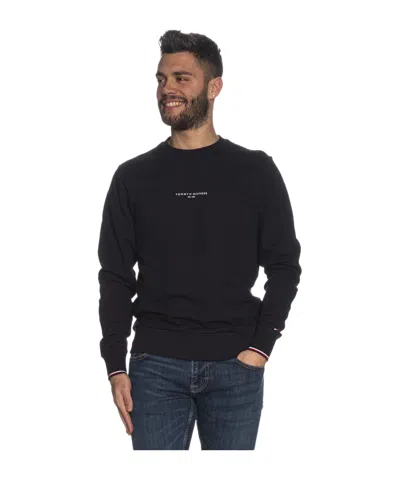 Tommy Hilfiger Long-sleeved Sweater In Black