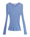 Shop Tommy Hilfiger Long-sleeved Sweater In Blue