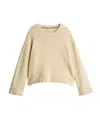 Tommy Hilfiger Long-sleeved Sweater In Rural Ivory