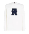 Tommy Hilfiger Graphic-patch Long-sleeve T-shirt In White