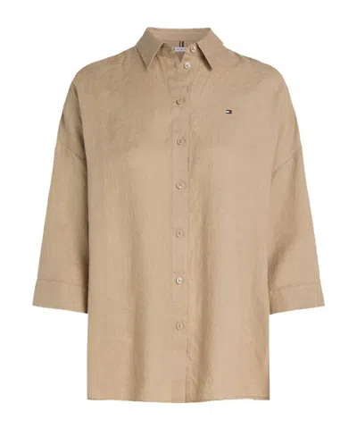 TOMMY HILFIGER LINEN SHIRT