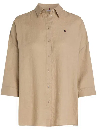 Tommy Hilfiger Loose Sleeve Shirt Clothing