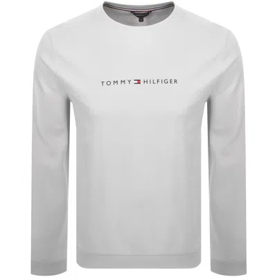 Tommy Hilfiger Lounge Logo Sweatshirt Grey