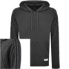 Tommy Hilfiger Lounge Taped Hoodie Grey In Grey