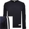 Tommy Hilfiger Lounge Taped Sweatshirt Navy In Navy