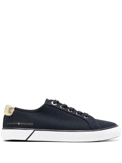 Tommy Hilfiger Low-top Lace-up Sneakers In Blue