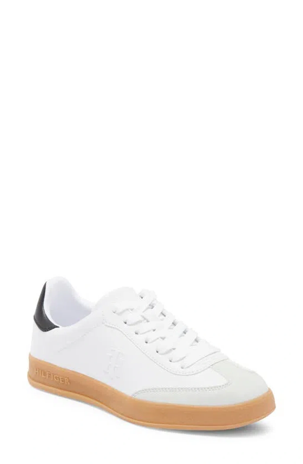Tommy Hilfiger Low Top Sneaker In White,black | ModeSens