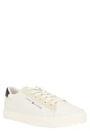 Tommy Hilfiger Low Top Sneaker In Cream/ Beige/ Navy