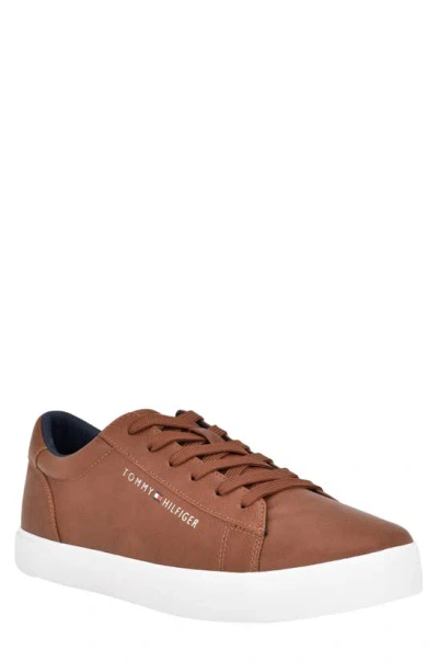 Tommy Hilfiger Men's Brecon Logo Low Top Sneakers In Brown