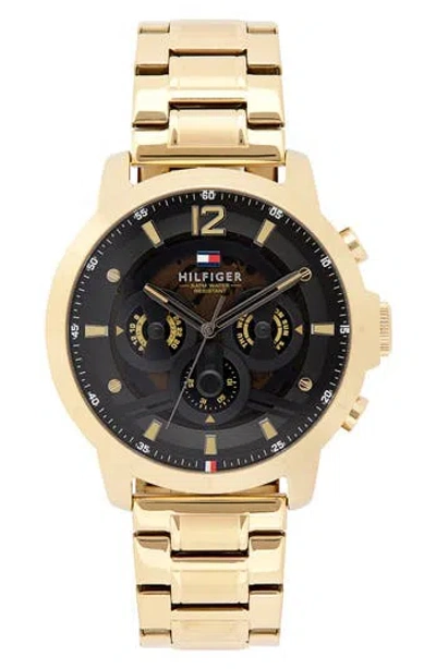 Tommy Hilfiger Luca Chronograph Bracelet Watch, 50mm In Black