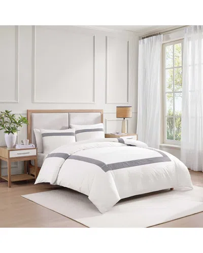 TOMMY HILFIGER TOMMY HILFIGER MADISON OXFORD COTTON COMFORTER BEDDING SET