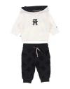 Tommy Hilfiger Man Baby Set Ivory Size 9 Cotton, Elastane In White