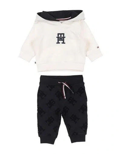 Tommy Hilfiger Man Baby Set Ivory Size 9 Cotton, Elastane In Multi
