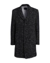 Tommy Hilfiger Man Coat Black Size 40 Wool, Acrylic, Polyester, Viscose, Polyamide In Black