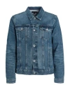 Tommy Hilfiger Man Denim Outerwear Blue Size L Cotton, Elastane In Blue